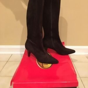 Talbot's brown suede boots